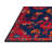 Machine Washable Tabriz Blue Area Rug-1107071402