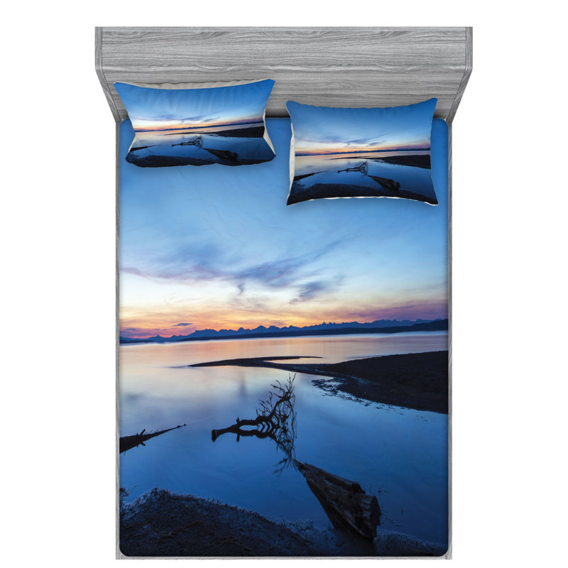 Microfiber Sheet Set, Full Sheet Set with Fitted Sheet