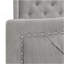 Ensemble de lit tête de lit tapissier Marcella, grand, polyester gris argenté-741364353-741364359