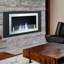 Tober Rebrilliant 11cm W Silver Electric Fireplace