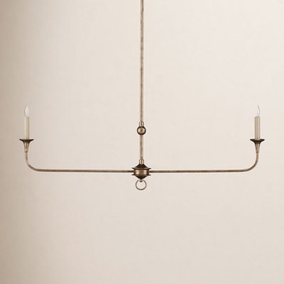 Nottaway Wrought Iron Dimmable Chandelier