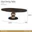 West Kensington Oval Dining Table-1466328986