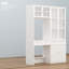 Armoire de rangement 4 tiroirs avec bureau Demitz