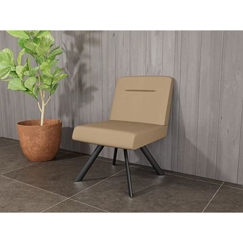 Fauteuil d'invité Willow, Noir, Patriot Plus taupe