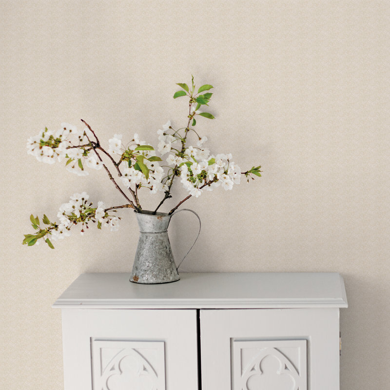 Arro 10m x 53cm Matte Wallpaper Roll, Beige