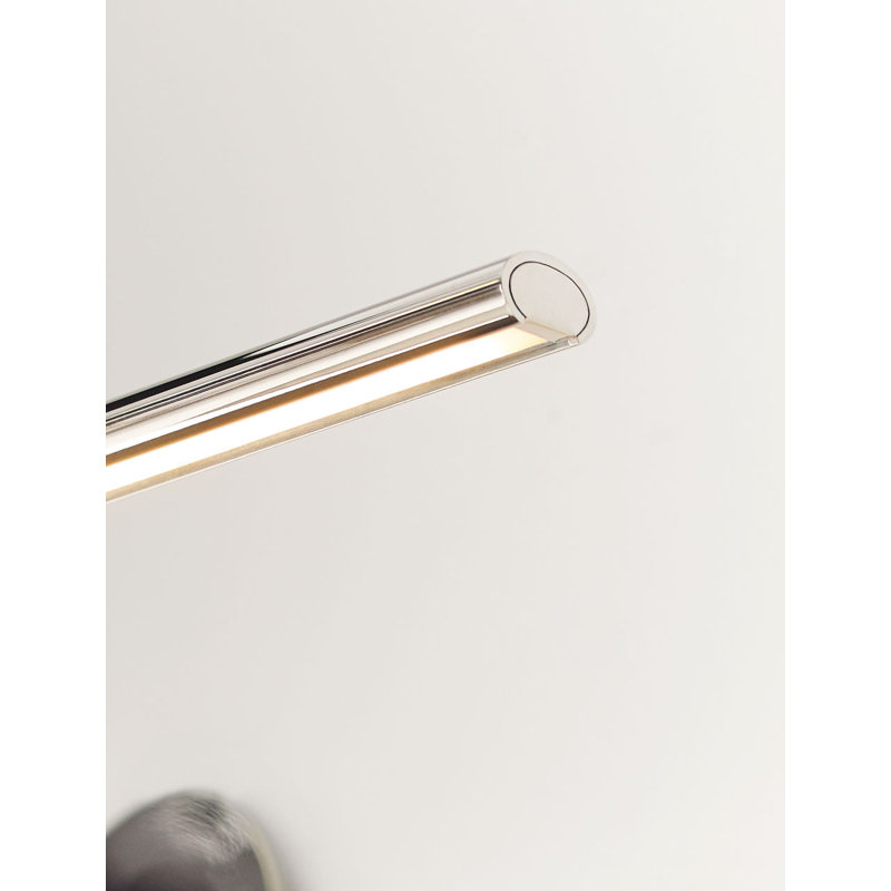 Plural Dome Picture Light, 0.5" H x 24" W x 8.9" D, Polished Nickel, 17.4