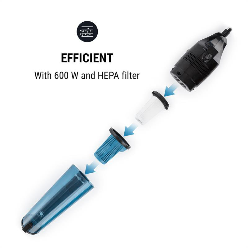 OneConcept Bagless Canister Vacuum