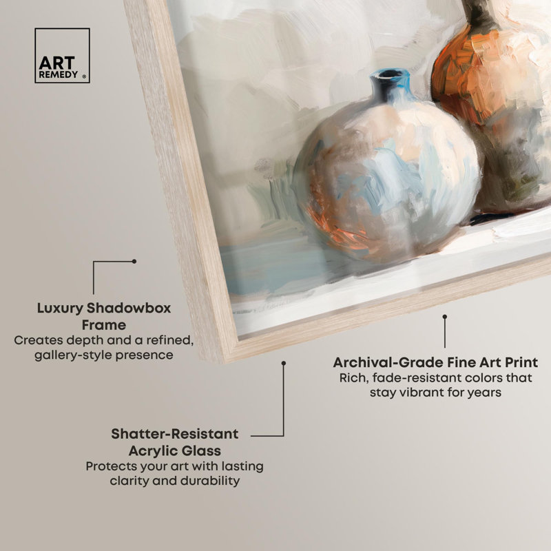 «Sandswept Urns Farmhouse Art» par Art Remedy, H 11 po x l 16 po, Crème, crème