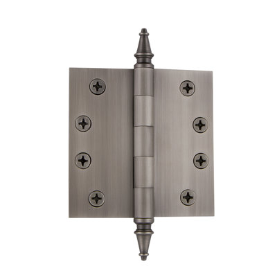 4'' x 4'' Brass Butt Bearing Hinge