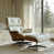White PU/Light Walnut