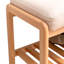 Banc à chaussures en bois massif naturel, organisateur de rangement en bois de hêtre avec coussin éponge à rebond élevé-1250676290