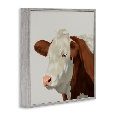 «Farm Friend Cow Portrait», estampe numérique, conception de Marcus Prime