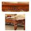 Table basse rectangulaire en bois massif Table basse en bois massif