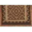 Tapis oriental géométrique en laine Kilim 3 x 4