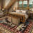 Southwestern Brown Non-slip Washable Area Rug-1633187244