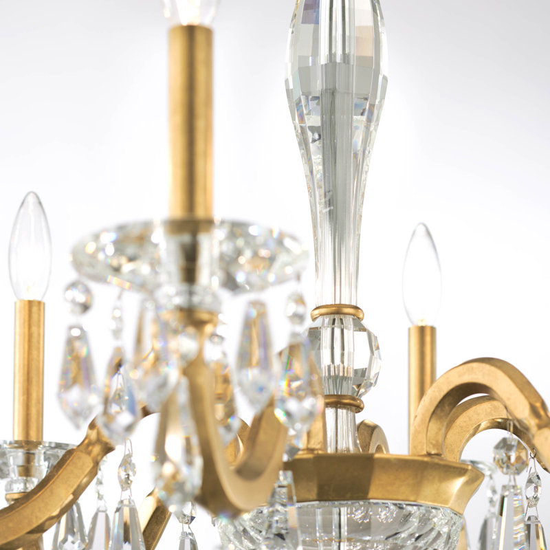 Napoli 6 - Light Chandelier, Heirloom Gold