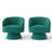 Murrow Velvet Swivel Barrel Chair(Set of 2)-522259644