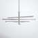 Erik 8 - Light Dimmable LED Sputnik Modern Linear Chandelier