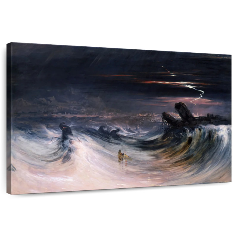 Destruction Of Tyre, 34" H x 51" W