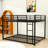 Full Over Full Metal Bunk Bed With Ladder-33455861