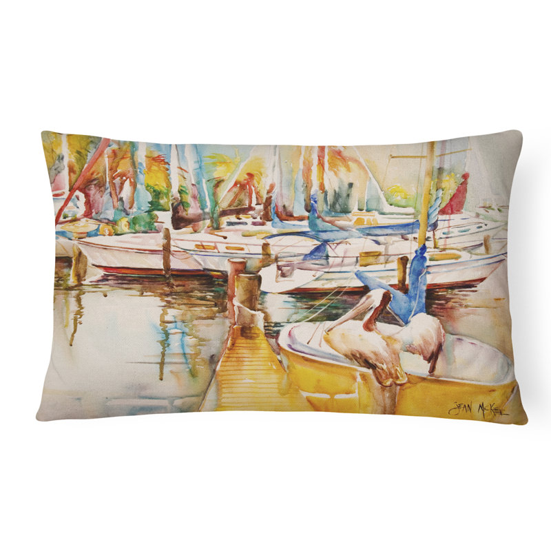 Coussin intérieur/extérieur pelican golden days Sailboat