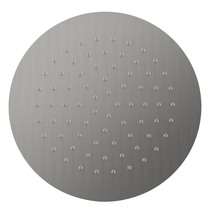 10-inch Single-Spray Round Rain Shower Head, Brushed Nickel