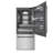 ZLINE Autograph Edition 36 in. 19.8 cu. ft. Built-In Bottom Freezer Refrigerator with Water Dispenser and Ice Maker in Satin Stainless Steel with Graphite Gray Interior-110427407