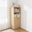 Bureau extensible avec tablettes de rangement et roues mobiles, pliable pour petits appartements et bureaux, Burlywood-1662243951