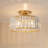 Crystal Semi Flush Mount-890024452