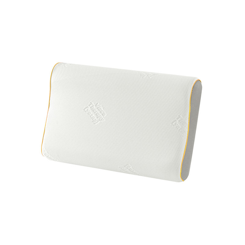 Visco Therapy Neck Pillow, White, White