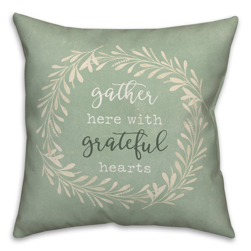  Gather Here Throw Pillow