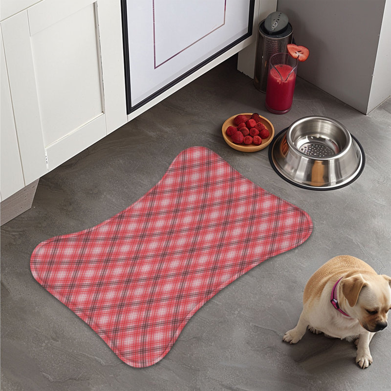 Tapis rose en forme d'os 1 pièce Rose Love