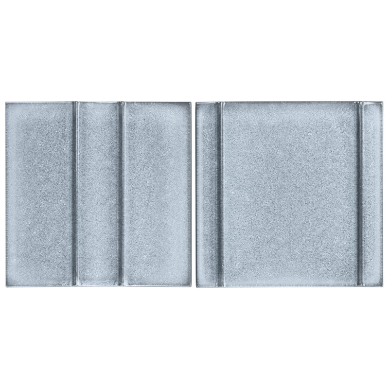  Metaru 5,82 po X 5,82 po Carreau de mur en porcelaine polie 3D (7,74 pieds carrés / caisse), Bleu rivière
