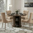 5 Pieces Round Dining Table Sets For 4-6 People