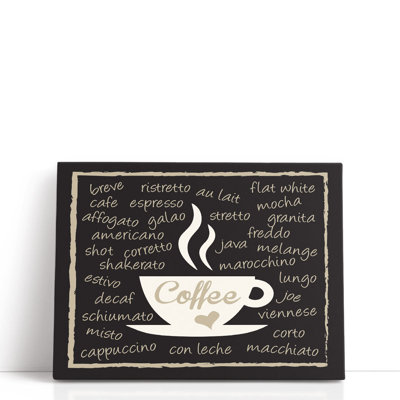 «Mocha Coffee Cup», reproduction d'art sur toile