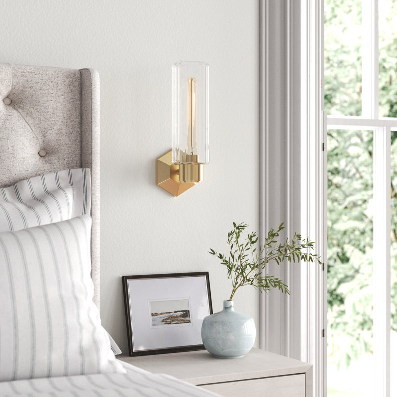 Abigail Armed Sconce, Aged Brass