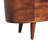 California Walnut Rounded Lid Up Blanket Box-108808835