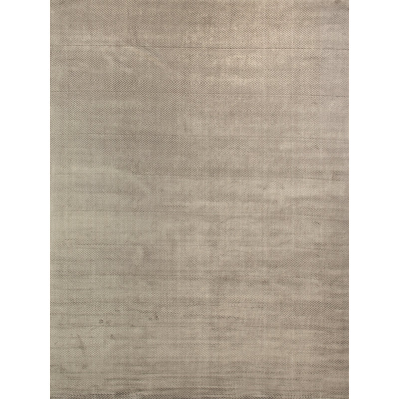 Honeycomb Chevron Area Rug in Dark Gray, Rectangle 6' x 9'