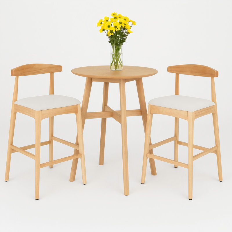 Ensemble de table Bart avec 2 chaises