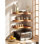 Tablettes d'angle flottantes en bois 17 po x 12 po