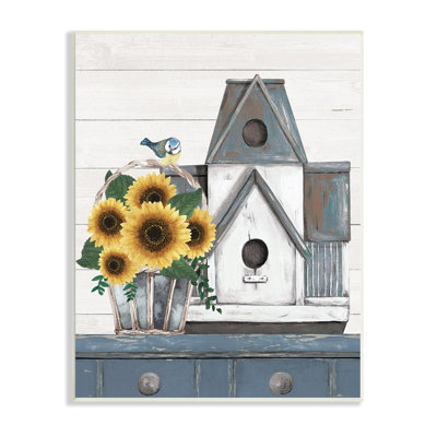 Nature morte au pavillon de campagne Country Counter Birdhouse - impression