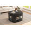 Table basse ronde à plateau relevable avec rangement dissimulé et tablette-883004275