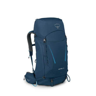  Kestrel 48L Men's Lightweight Backpacking Backpack, Atlas Blue, S/M