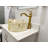 Bathroom Vessel Faucet  360° Swivel Bowl Sink Faucet Single Hole 1 Handle Matching Pop Up Drain Stopper-111667426