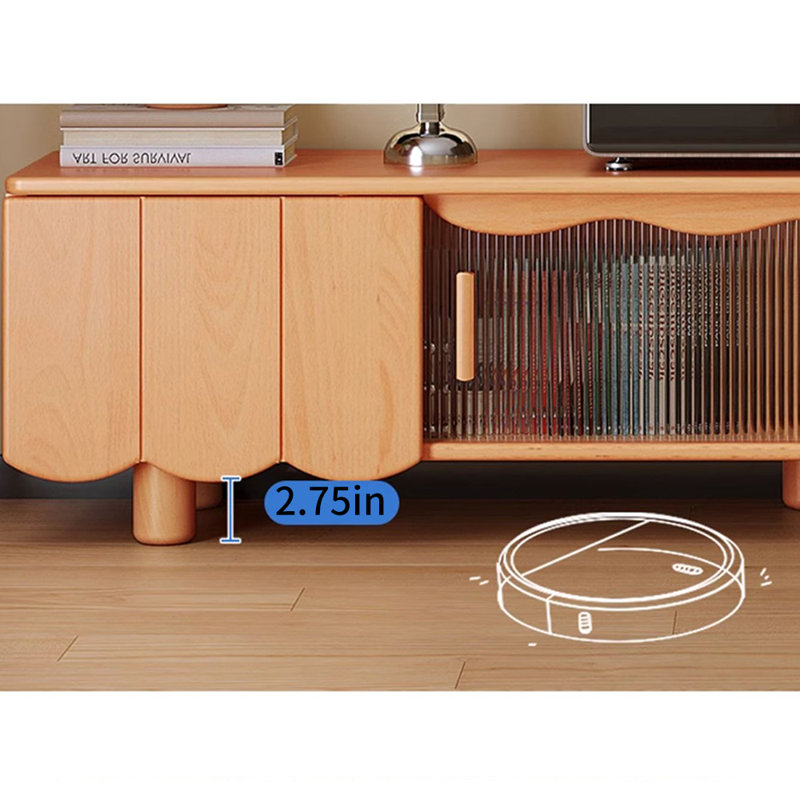 Meuble télé avec design fonctionnel, 70.86"