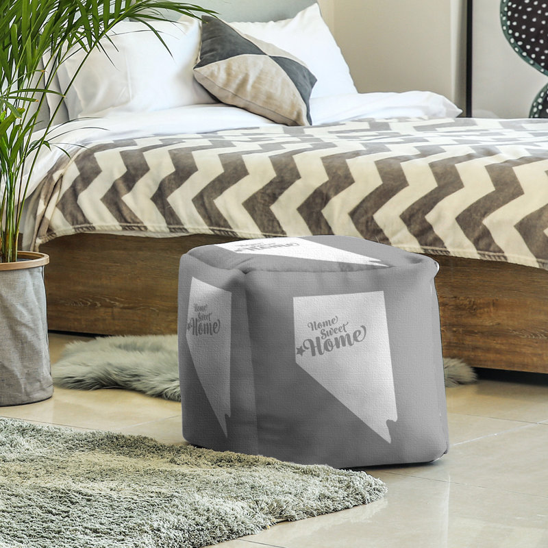 Repose-pieds à cubes reno the home, Gris