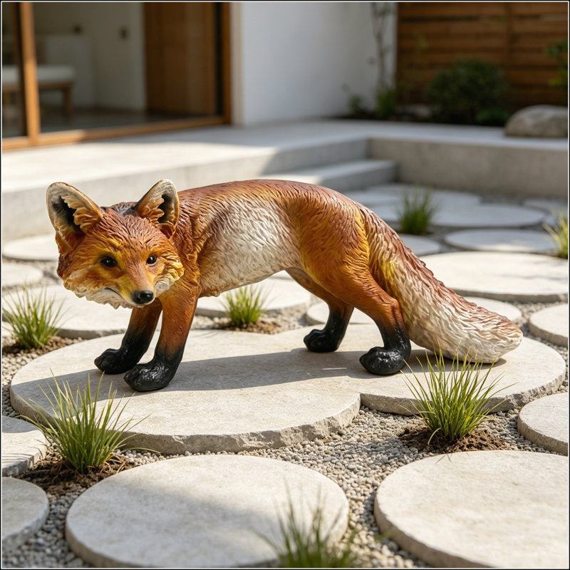 Figurine réaliste renard roux