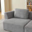 Canapé compressé surdimensionné à trois places avec tissu chenille, aucun assemblage requis, peu encombrant pour le salon, l’appartement et le bureau-640691165