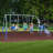 XDP Recreation SuperDisc PLUS Safe-Arch Backyard Swing Set, Metal, Silver & Blue