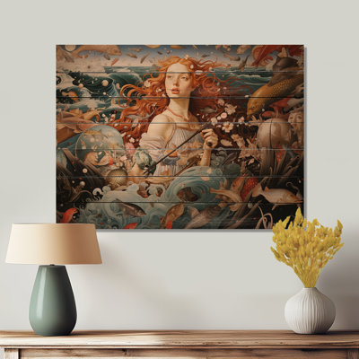Chef-d'œuvre de la naissance de Vénus III sur bois